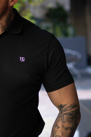 Classic HG Zipped Polo - Black